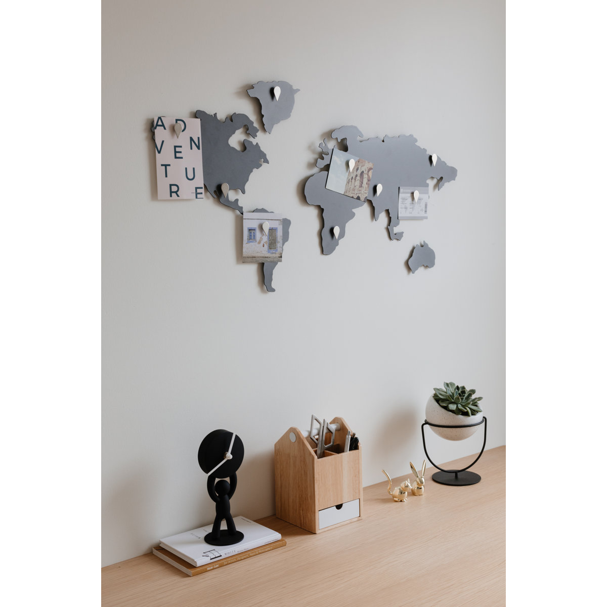 Umbra Titanium Mappit Wall Décor | Bloomingdale's